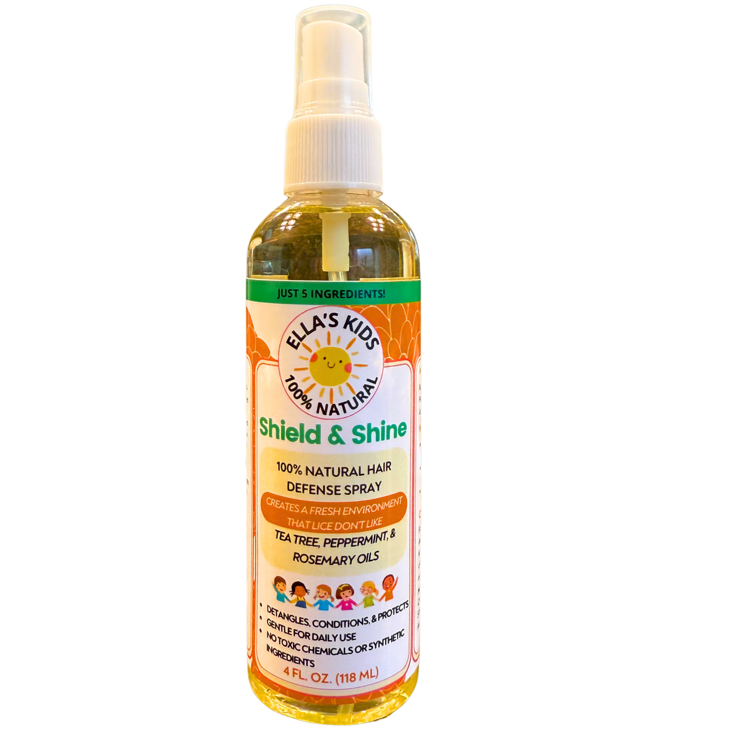 Shield and Shine 100% Natural Hair Defense Spray